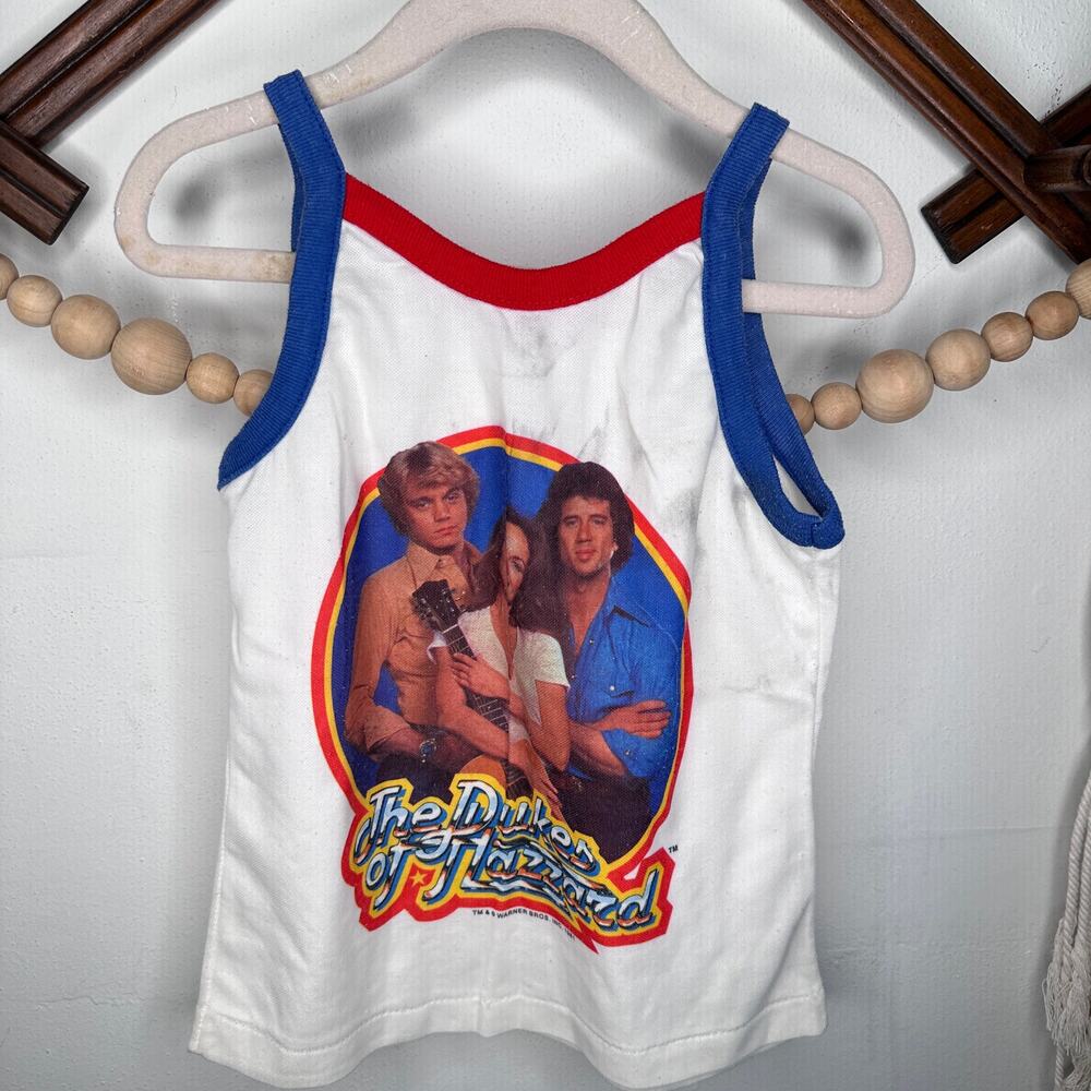 Vintage 1981 Dukes of Hazzard Kids Graphic Tank